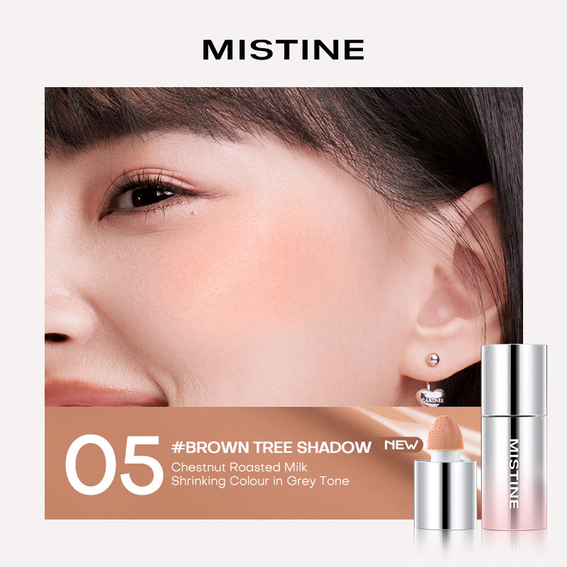 Mistine Thai Latte Liquid Blush Translucent Natural Blending Foundation Smooth Color Retention 7g 1 Piece