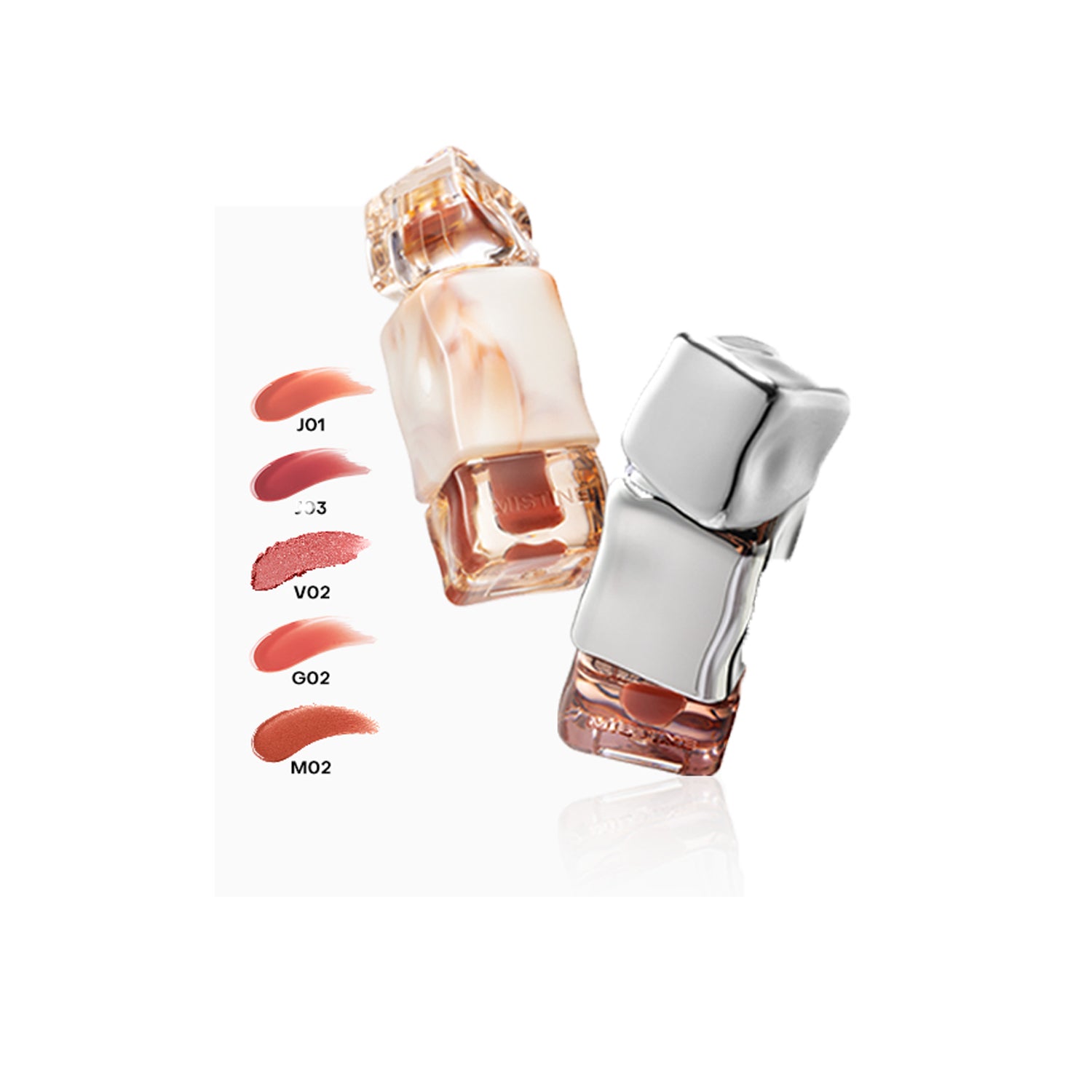 Mistine Lip Gloss Lip Plumber Non-sticky Tinted Lip Gloss for Women Infused with 1% Peptide Finish Lip Tint Hydrating Lip Stain Lightweight Feeling 0.1 fl oz 
