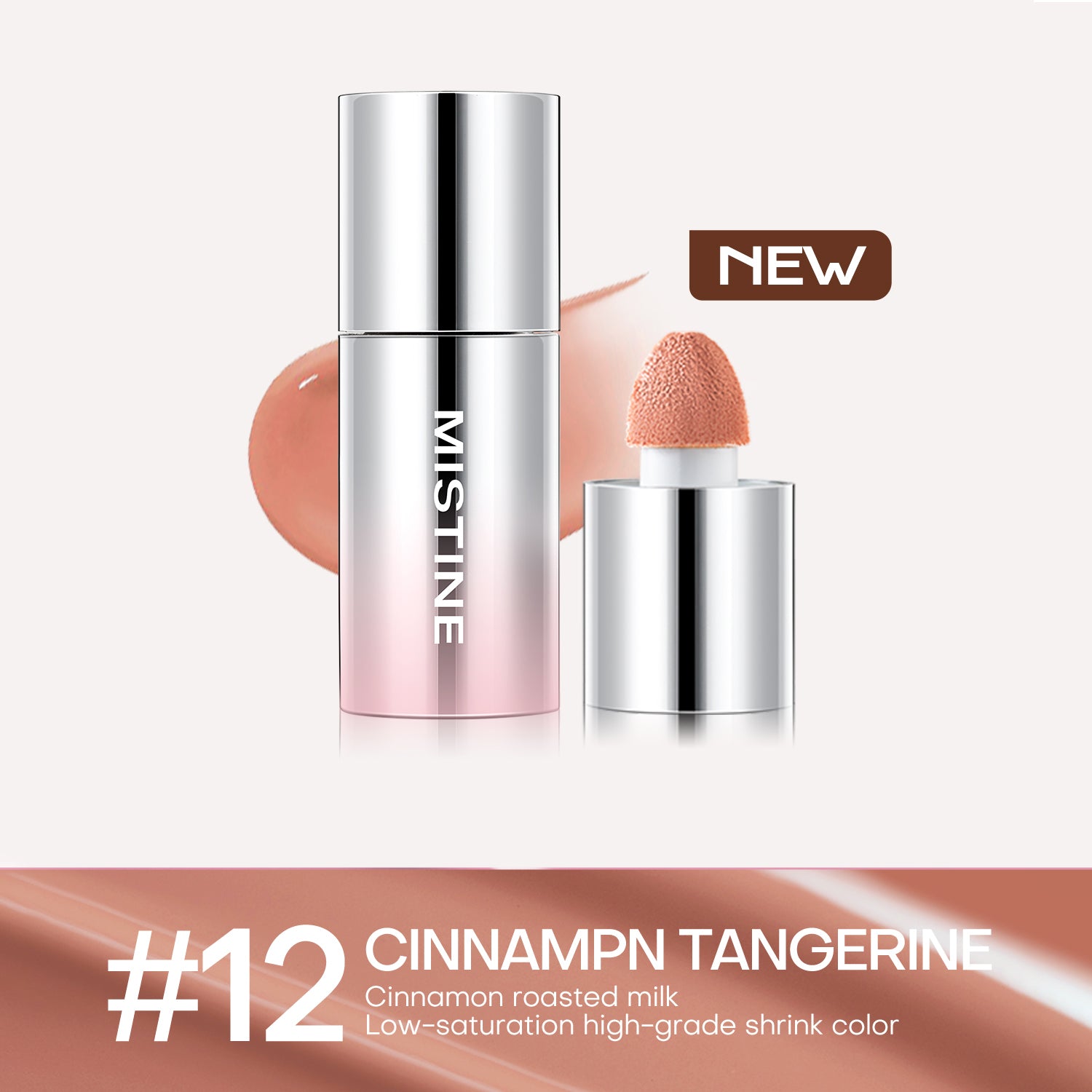 Mistine Thai Latte Liquid Blush Translucent Natural Blending Foundation Smooth Color Retention 7g 1 Piece