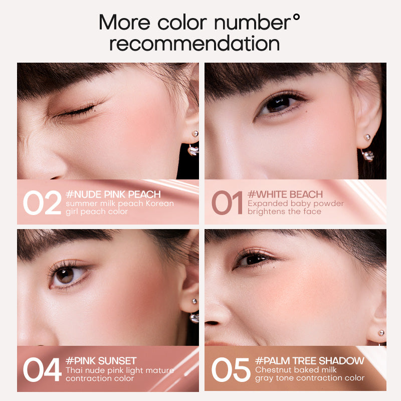 Mistine Thai Latte Liquid Blush Translucent Natural Blending Foundation Smooth Color Retention 7g 1 Piece